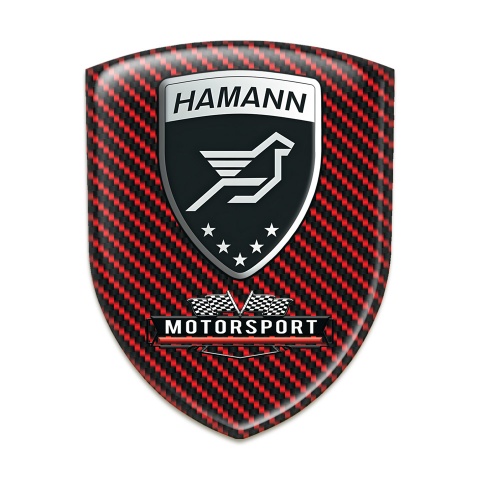 Hamann Resin Sticker Red Carbon Edition 