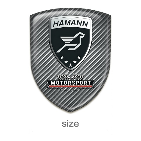 Hamann 3D Gel Emblem Carbon Edition 