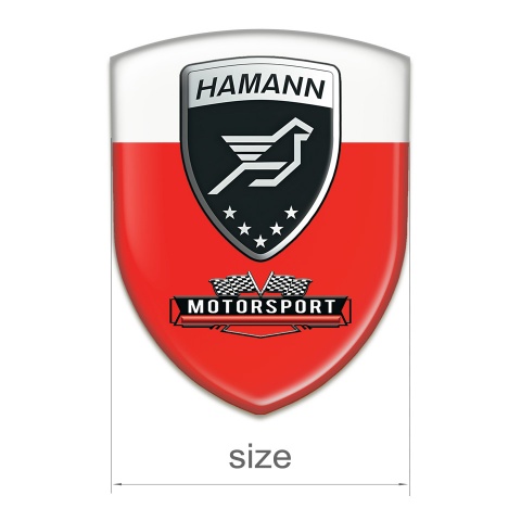 Hamann Tuning Badge Red White Edition 