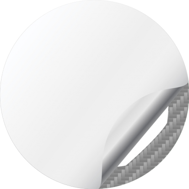 MG Silicone Stickers for Wheel Center Caps Carbon