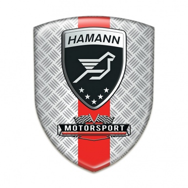 Hamann 3D Gel Emblem Mesh Effect with Red Band Style 