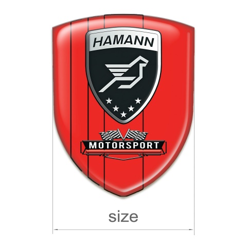 Hamann Silicone Shield Red Design Motorsport Style 