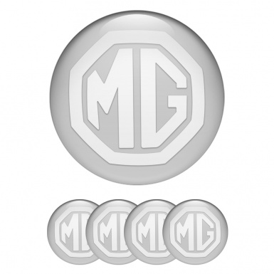 MG Silicone Stickers for Wheel Center Caps Grey