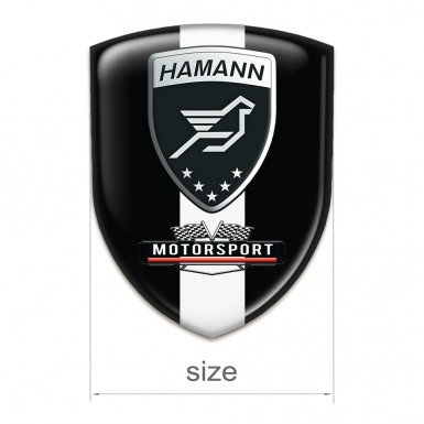 Hamann Emblem Interior Black with White Tape Print 