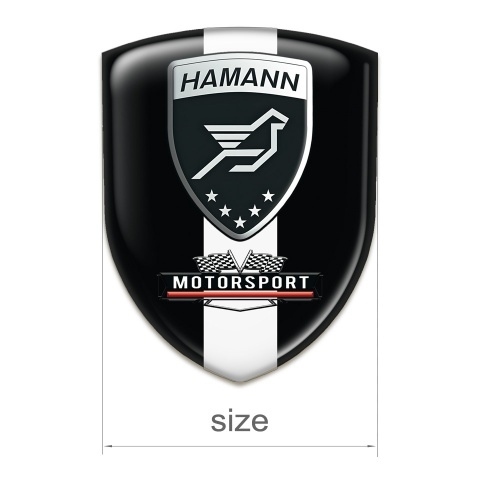 Hamann Emblem Interior Black with White Tape Print 