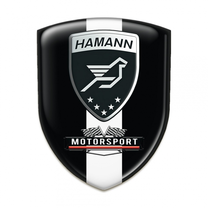 Hamann Emblem Interior Black with White Tape Print 