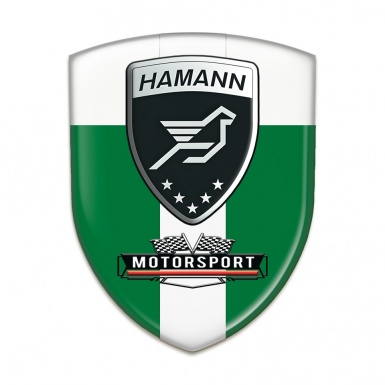Hamann Silicone Badge Green White with White Tape 