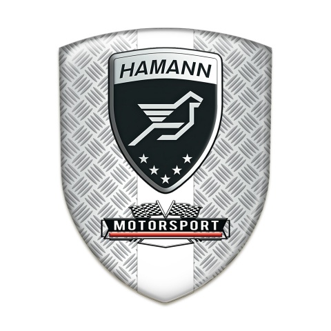 Hamann Domed Emblem Mesh Design with White Tape 