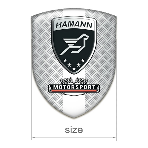Hamann Domed Emblem Mesh Design with White Tape 