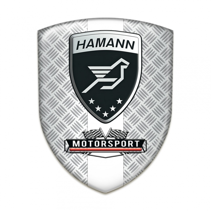 Hamann Domed Emblem Mesh Design with White Tape 
