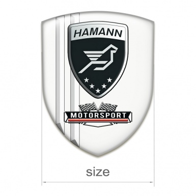 Hamann Silicone Emblem White Motorsport Edition 