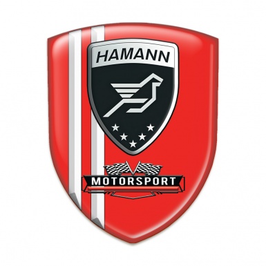 Hamann Emblem Exterior Red With White Stripes design 