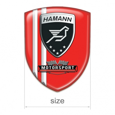 Hamann Emblem Exterior Red With White Stripes design 