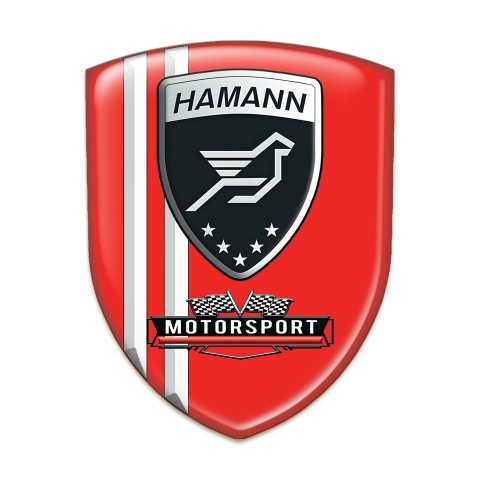 Hamann Emblem Exterior Red With White Stripes design 