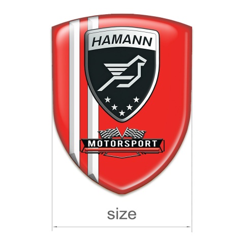 Hamann Emblem Exterior Red With White Stripes design 