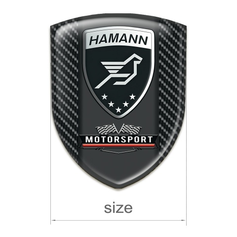 Hamann Car Interior Badge Black carbon Type 