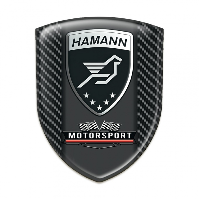 Hamann Car Interior Badge Black carbon Type 