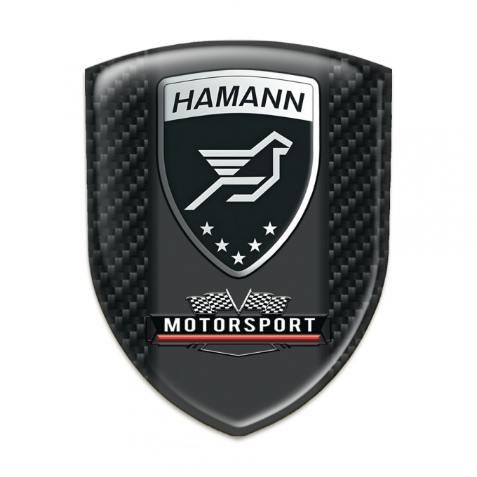 Hamann Silicone Badge High Quality Dark Carbon Type 
