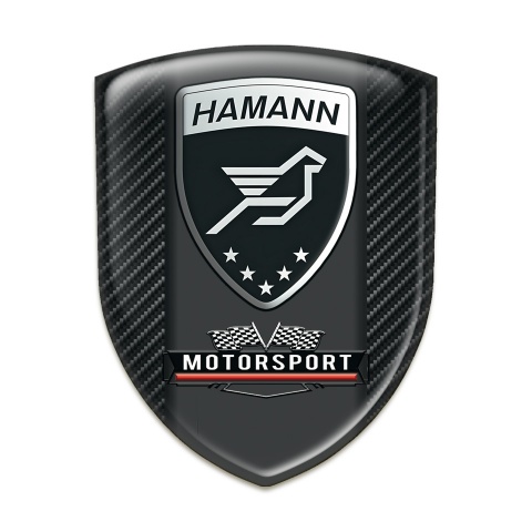 Hamann Auto Emblem Black Fibers type 