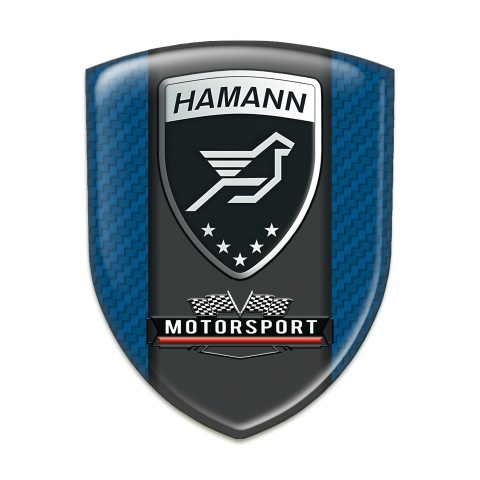 Hamann Logo Emblem Navy Blue Carbon Type 