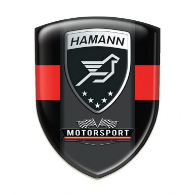 Hamann Emblem Interior Black with Red band Type 