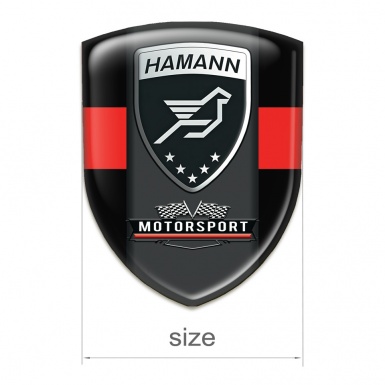 Hamann Emblem Interior Black with Red band Type 