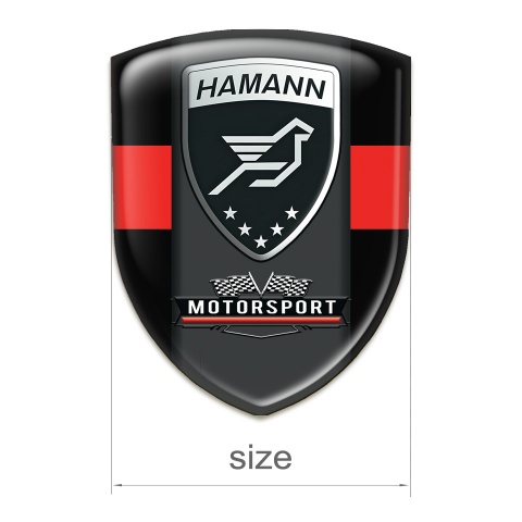 Hamann Emblem Interior Black with Red band Type 