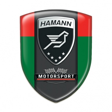 Hamann Silicone Shield Green Red with Black logo Panel 