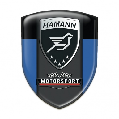 Hamann Silicone Emblem Blue Black with Graphite Logo Panel 