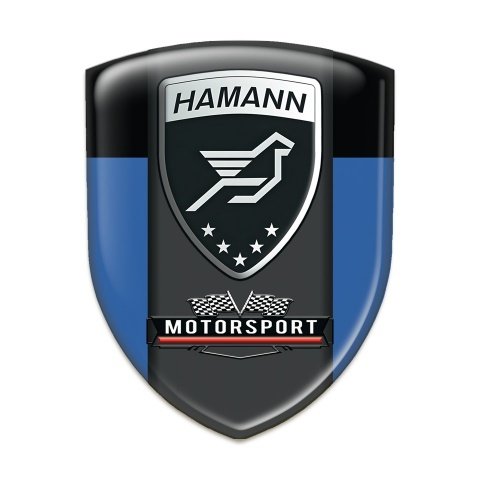 Hamann Silicone Emblem Blue Black with Graphite Logo Panel 