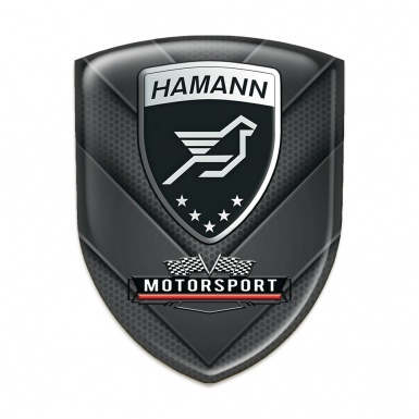Hamann Logo Emblem Dark V Shape Details Motorsport Style 
