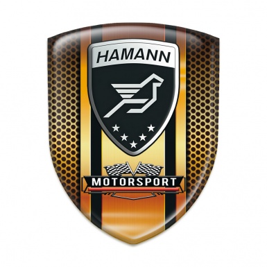 Hamann Tuning Badge  Copper Mesh Design 