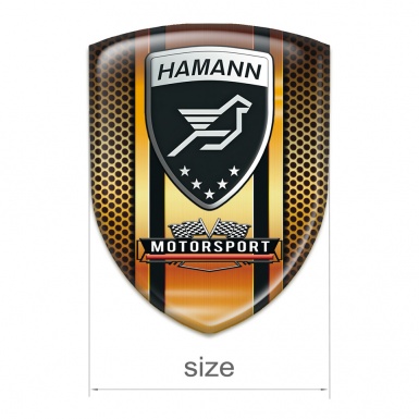 Hamann Tuning Badge  Copper Mesh Design 