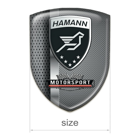 Hamann Self Adhesive Car logo Emblem High End Racing Edition 