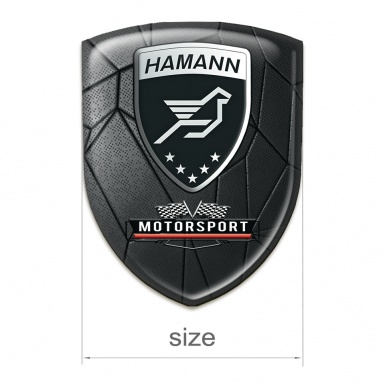 Hamann Auto Emblem Stylish Black Mosaic Effect 