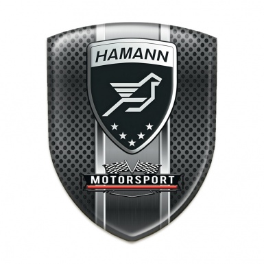 Hamann Self Adhesive Emblem Logo dark Perforated Base Style 