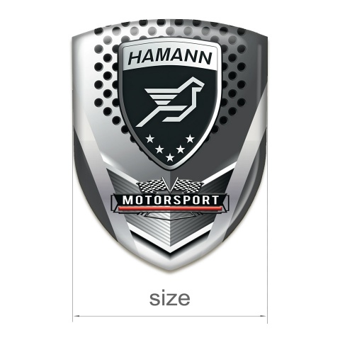 Hamann Resin Sticker High Quality Stylish design