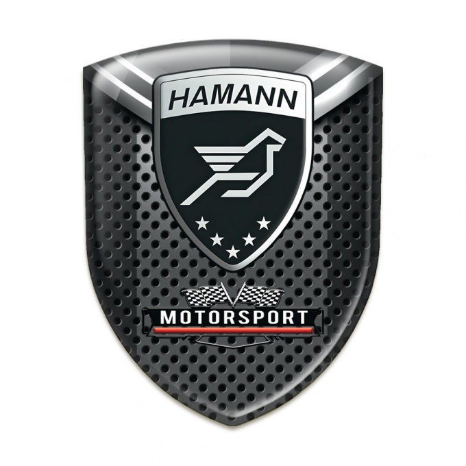 Hamann Emblem Interior Perforated Base with Grey Fragment Style 