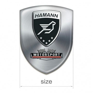 Hamann Emblem Badge Logo Silver Design Edition 