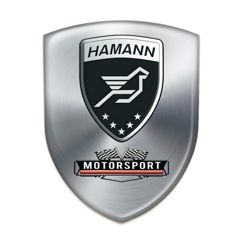 Hamann Emblem Badge Logo Silver Design Edition 