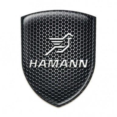 Hamann Emblem Interior Perforated Steel Classic Logo 