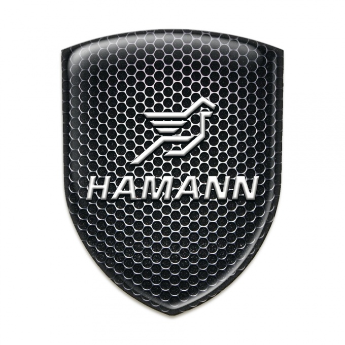 Hamann Emblem Interior Perforated Steel Classic Logo 