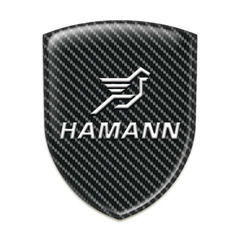 Hamann Car Accessories Badge Black Carbon with Classic Logo 