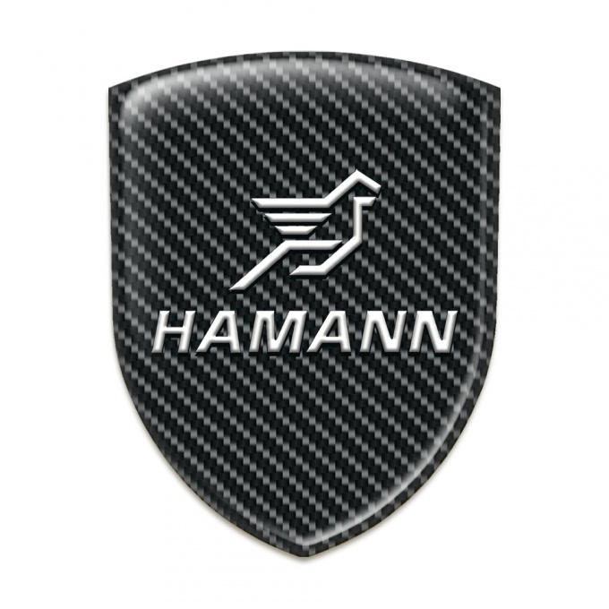 Hamann Car Accessories Badge Black Carbon with Classic Logo 