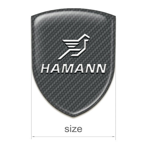 Hamann Car Interior Badge Carbon Base Clssic Logo 