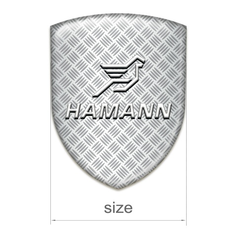 Hamann Silicone Car Decal Badge Mesh Decoration Effect and Classic Logo 