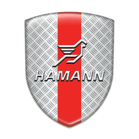 Hamann Tuning Emblem Mesh Effect with Red Band Pattern 