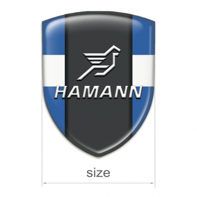 Hamann Logo Emblem Blue with White Band Version 