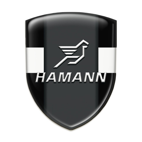 Hamann Domed Emblem Black with White Band Version 