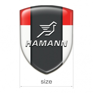 Hamann Tuning Badge White Red Print Version 